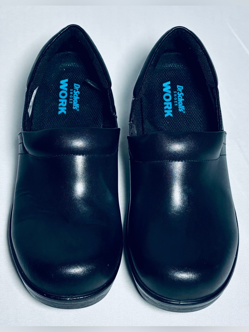 Dr. Scholl's Dynamo Slip Resistant Work Clogs Women's 10 Black Very Good